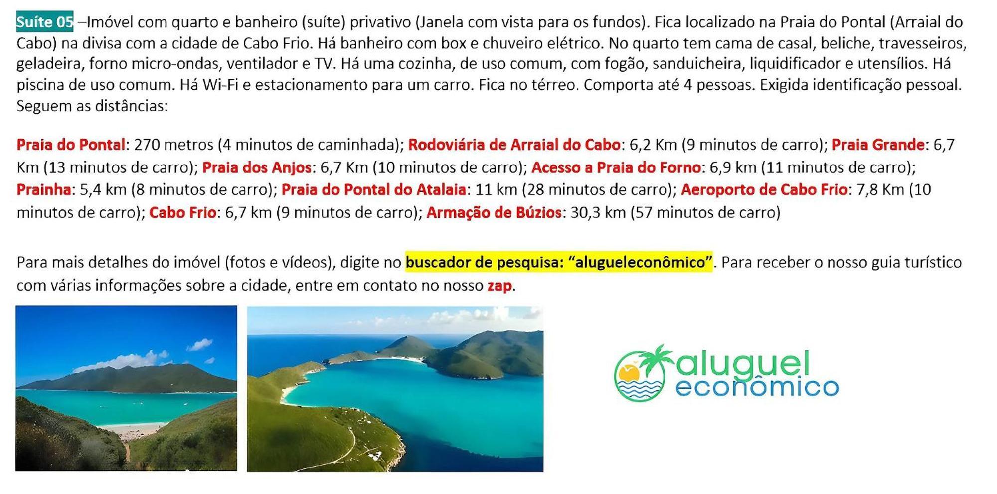 Arraial Do Cabo - Subuai Village - Aluguel Economico Extérieur photo