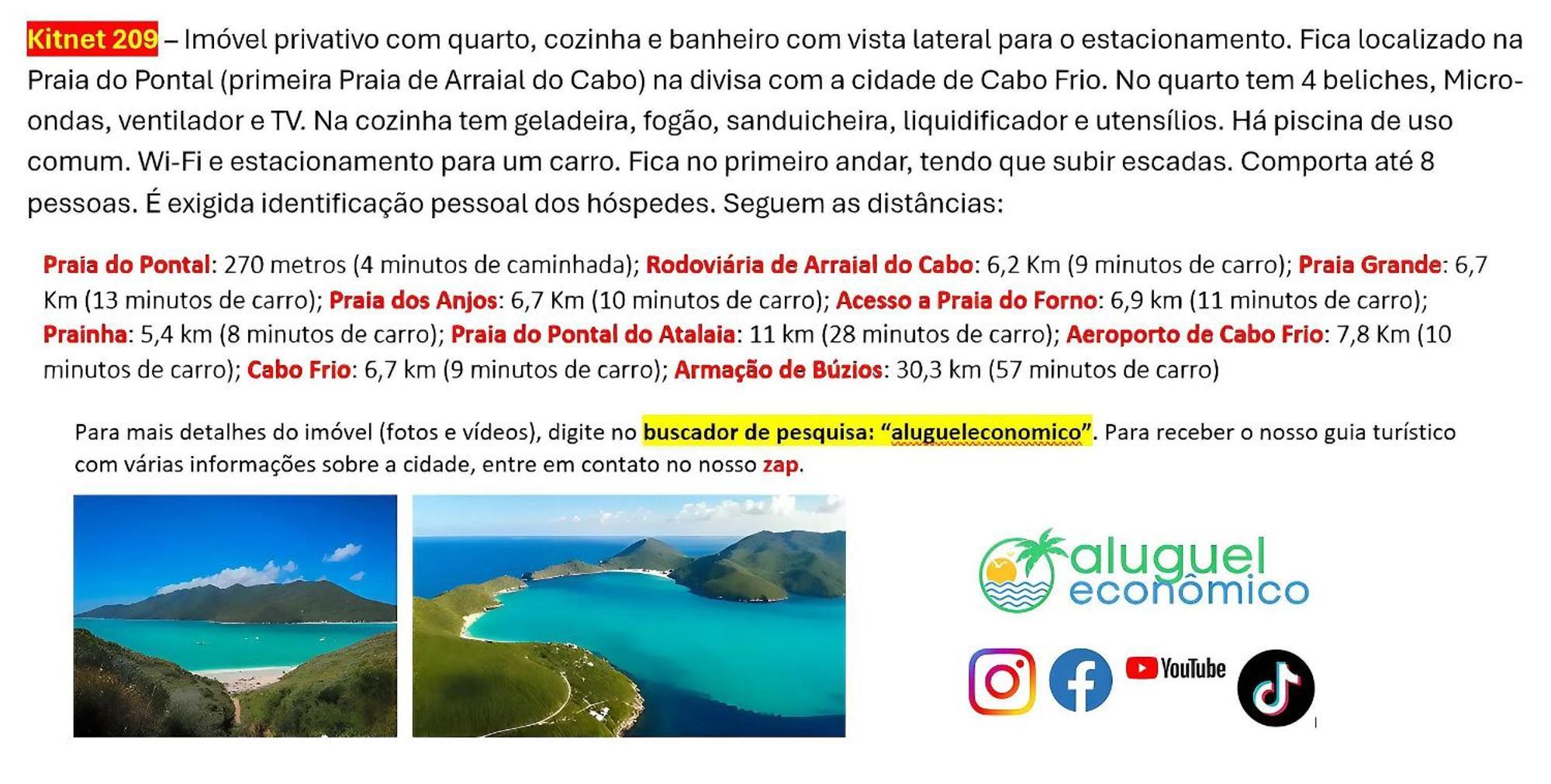 Arraial Do Cabo - Subuai Village - Aluguel Economico Extérieur photo